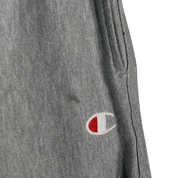 CHAMPION Gray Reverse Weave Sweat Shorts Men’s Medium - Picture 2 of 5